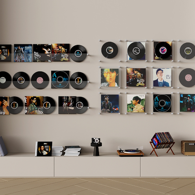 Vinyl record wall decoration pendant