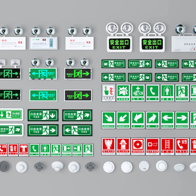 Emergency Signs Safety Exit Signs