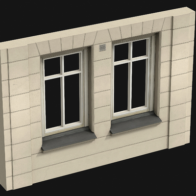 Brick Wall Enclosure Building Component