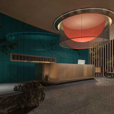 Affordable Luxury Style Hotel Lobby