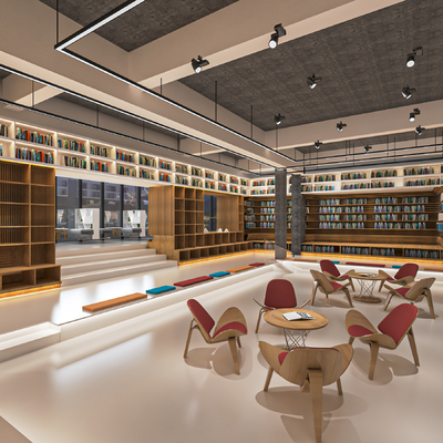 Modern Bookstore Library