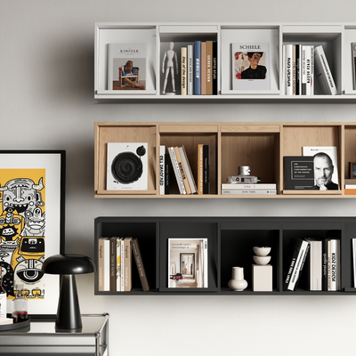 USMK Wall Mounted Bookshelf