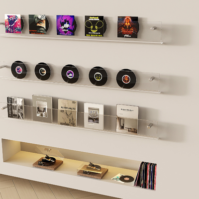 Vinyl record wall ornaments