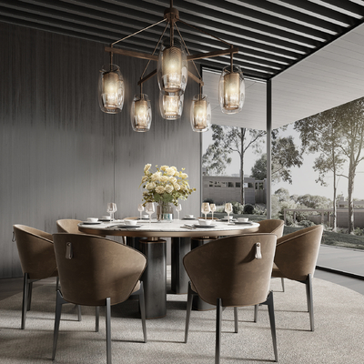 Minotti Miloti Dining Table and Chair