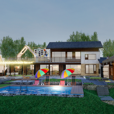 New Chinese Homestay Building