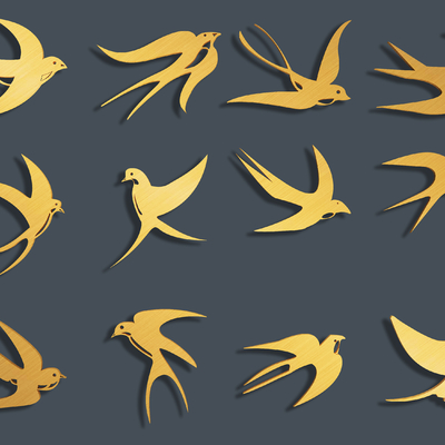 Swallow silhouette
