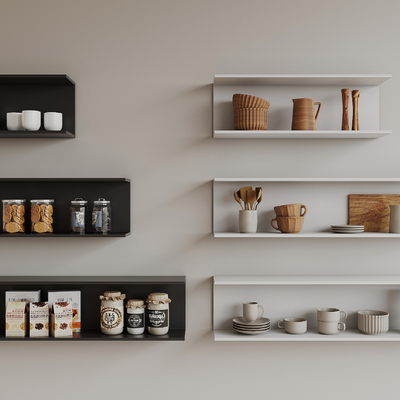 Kitchen wall shelf