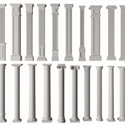 European-style gypsum column