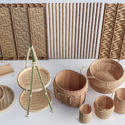 New Chinese Bamboo Basket