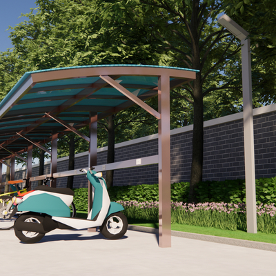 Non-motorized carport