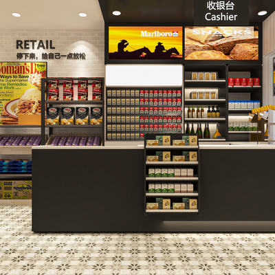 Modern Convenience Store Supermarket Commissary