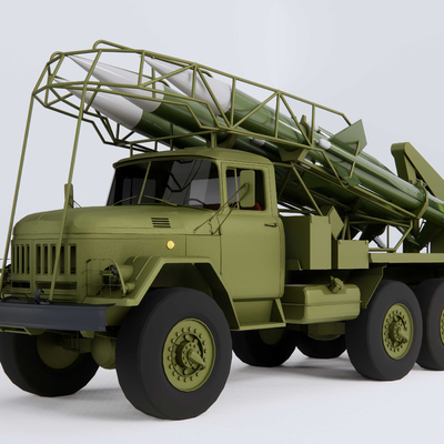 Scud missile vehicle