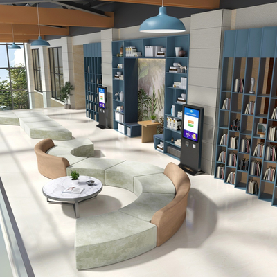 Modern Library Reading Area