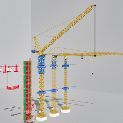 Flat-top tower crane