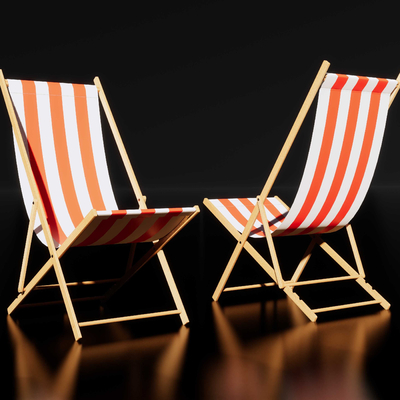 Fabric Lounge Chair Beach Chair