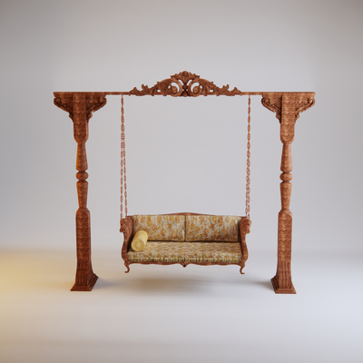 European classical hanging chair