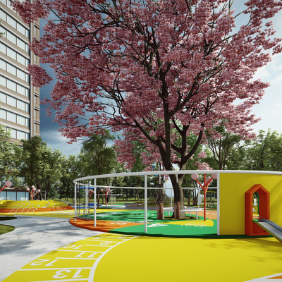 Children's play square