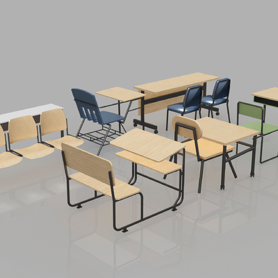 Modern desks and chairs Training desks and chairs