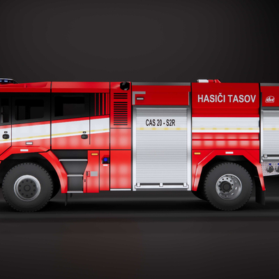 Too drag fire truck