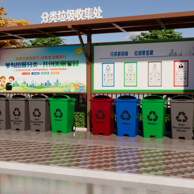 Garbage sorting collection