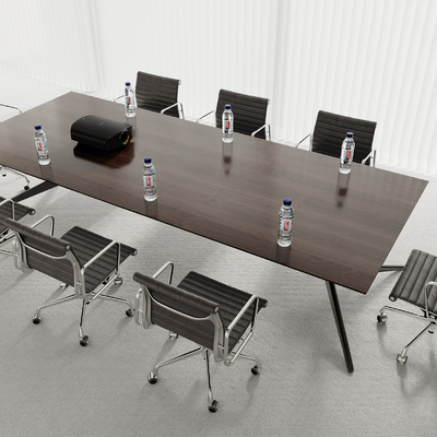 Modern Conference Table and Chair