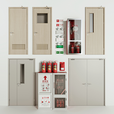 Modern fire door fire door fire hydrant fire extinguisher