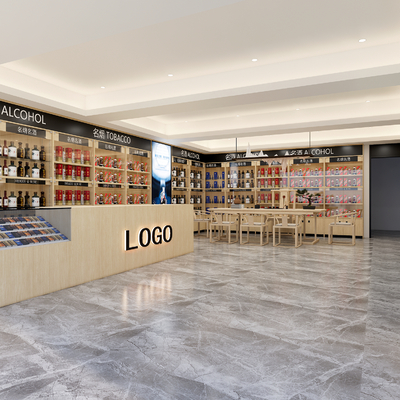 Modern Tobacco&Wine Store