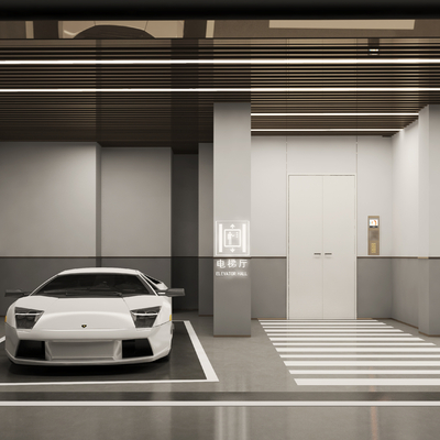 Modern Basement Parking Garage