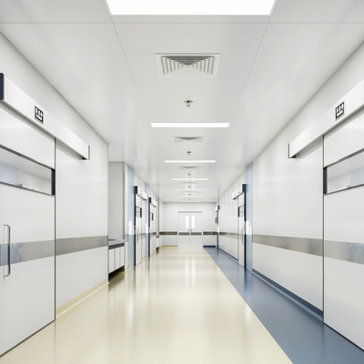 Modern Hospital Corridor