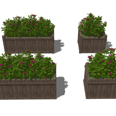 flowerbed flower box