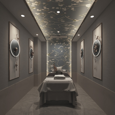 New Chinese Beauty Spa Room