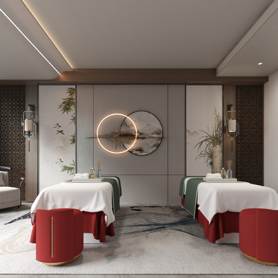 New Chinese Beauty Care Room