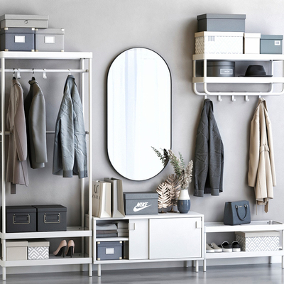 ikea hanger clothes rail mirror