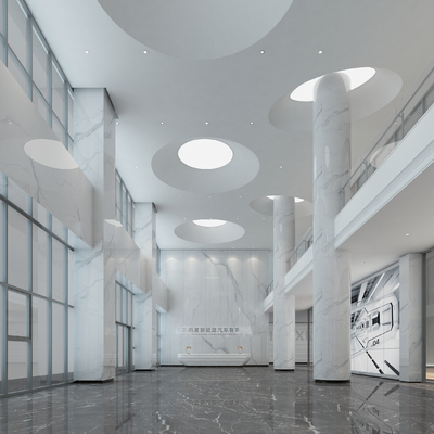 Modern Business Lobby