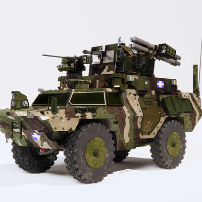 4X4 wheeled armored vehicle