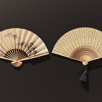 Neo-Chinese Style Fan Folding Fan