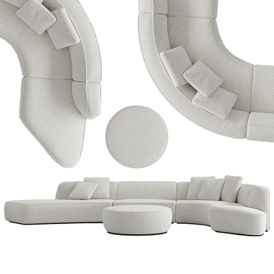 Curved Sofa Multiplayer Sofa