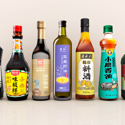 Seasoning soy sauce sesame oil raw soy sauce