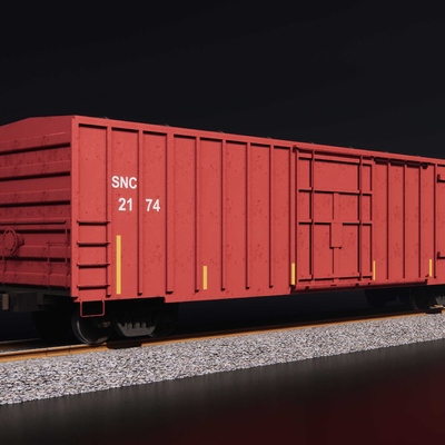 Train cargo box stuffy tank box