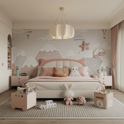 Modern Girls Room