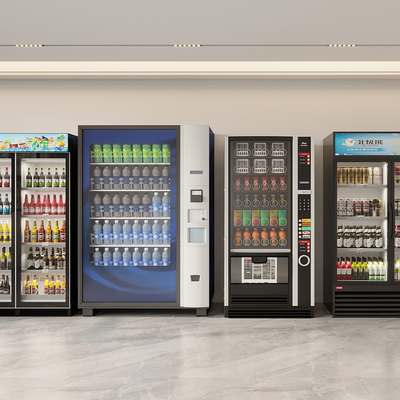 Beverage Cabinet Refrigerator Freezer Vending Machine