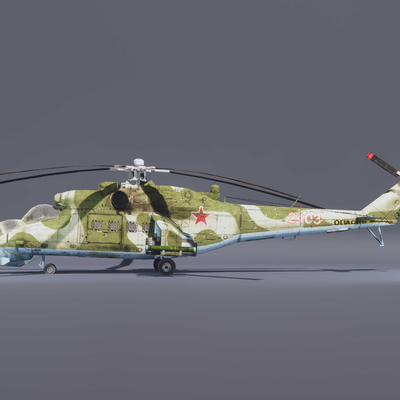 Mi 28 armed helicopter