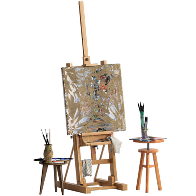 Modern easel painting material