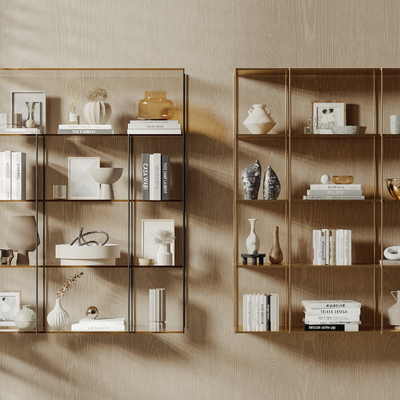 Shelf Hanging Cabinet Wall-mounted Bookshelf