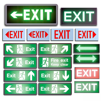 Modern Safety Exit Signs