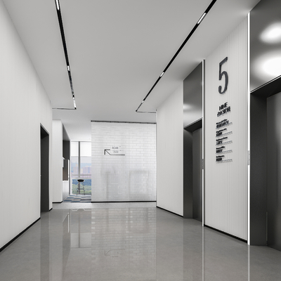 Office elevator hall