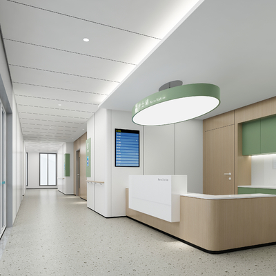 Modern Hospital Nurse Station