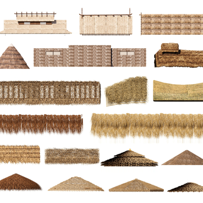 Thatch thatched shed grass bandage