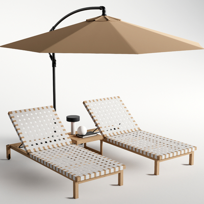 Modern Outdoor Lounger Beach Lounger