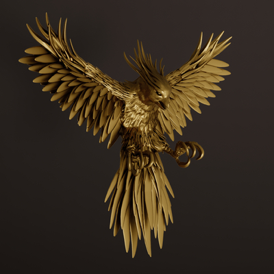 Phoenix Sculpture